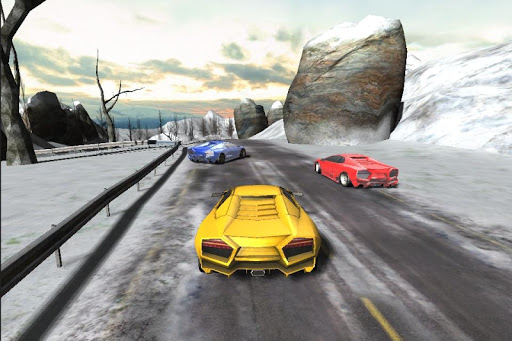 Car Racing Winter