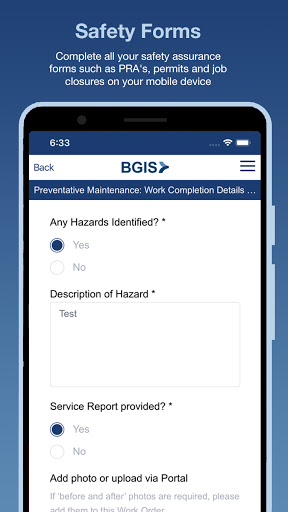 BGIS BSAFE - Mobile Screen 3