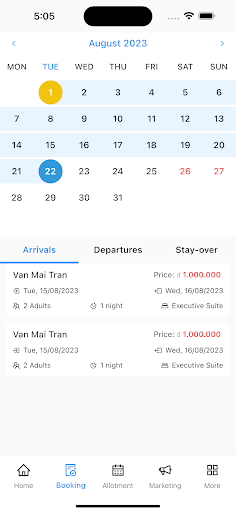 TravelLink Hotel Partner Screen 3