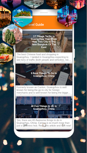 Android application Guangzhou Travel Guide screenshort