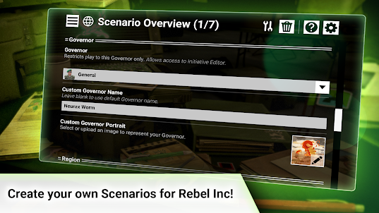 Rebel Inc: Scenario Creator