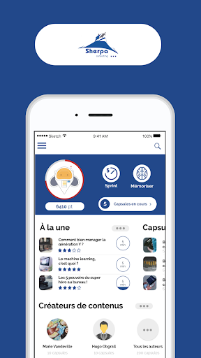 Android application Sherpa & Me screenshort
