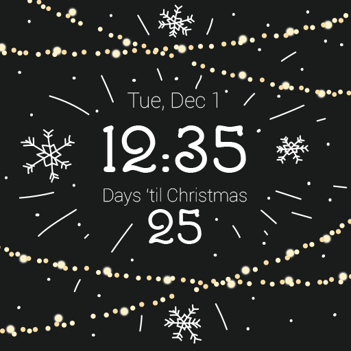 25 Days Christmas Watch Face Latest Icon
