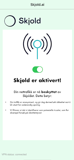 Android application Skjold.ai screenshort