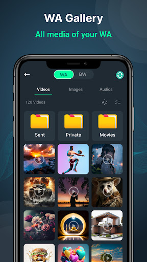 StatusSaverX: Save All Status Screen 3