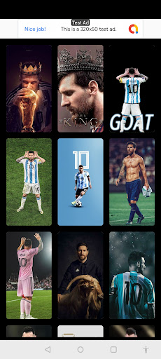 Android application خلفيات ليو ميسي messi screenshort