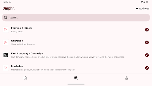 Semaphore - Social feed reader