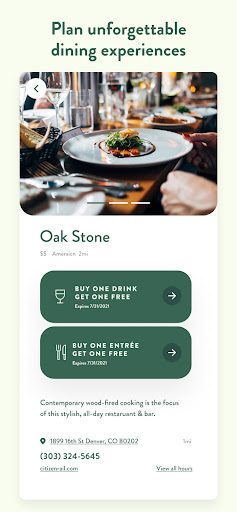 DiningOut Passbook Screen 3