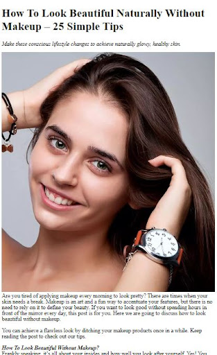 How To Lok Beautiful Naturally Screen 2