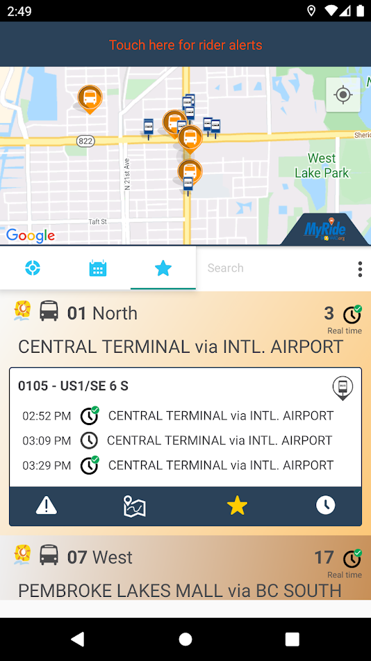 #3. MyRide Broward (Android) 게시자: Buspas Inc.