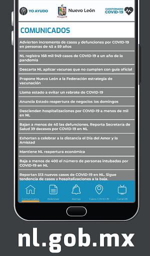 Gobierno de Nuevo León Screen 2