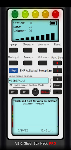 Android application VBE GHOST BOX HACK PRO screenshort