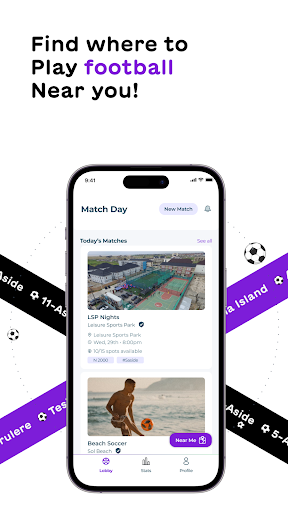 Android application Footy X screenshort