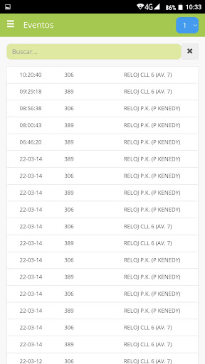 Android application Gps Trasan screenshort