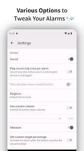 Full Battery Charge Alarm Capture d'écran