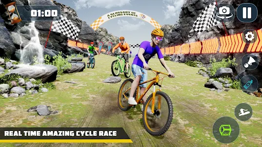 BMX Girl Cycle Race-Cycle Game
