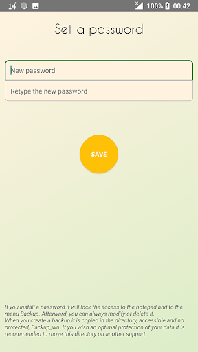 Weekly Notepad Screen 3