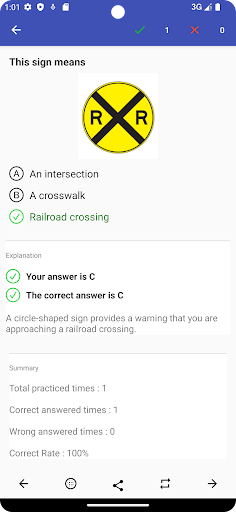 Android application AZ Driving Test - DMVCool Pro screenshort