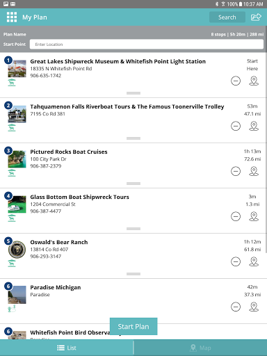 Screenshot of Discover St. Ignace