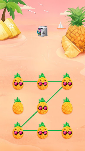 Android application AppLock Theme Pineapples screenshort