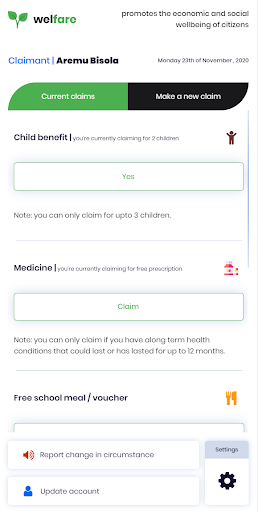 Welfare - Apply for Benefits