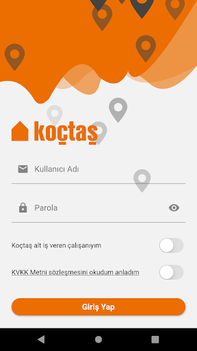 Android application Gücümüz Sensin screenshort