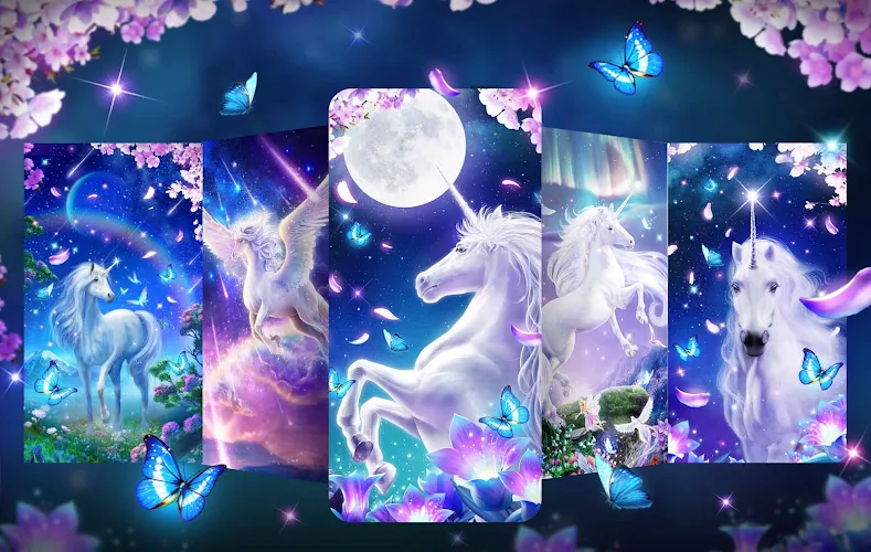 Graceful Unicorn Live Wallpaper - Latest version for Android - Download APK
