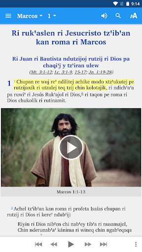 Android application Xenacoj Kaqchikel Bible screenshort