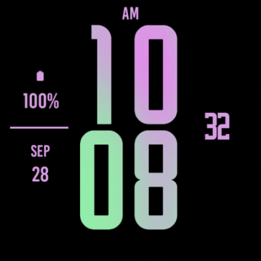 Pink Orchid XL Watch Face logo