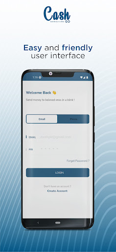 Android application CashGo screenshort