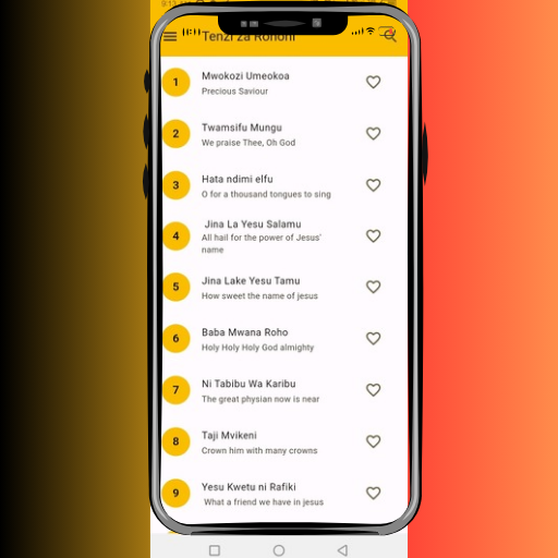 Android application Tenzi za Rohoni Nyimbo 161 screenshort