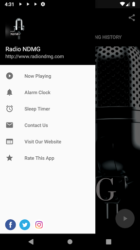 Radio NDMG Screen 2