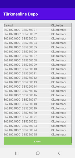 Türkmenline Depo Takip