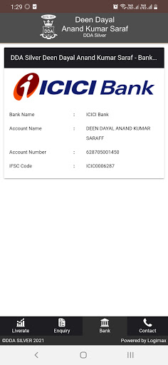 Android application DDA Silver screenshort