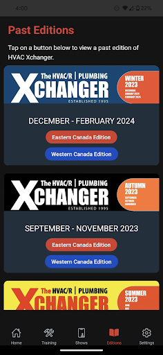 HVAC Xchanger Screen 3