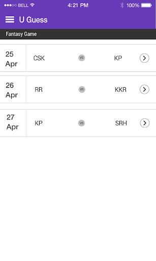 UGuess - Fantasy and Prediction