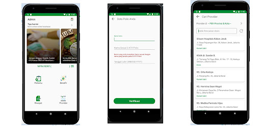 Android application Veda Praxis Health System screenshort