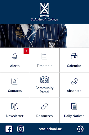 Android application St Andrew's College screenshort