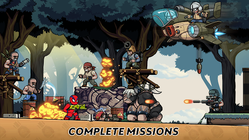Android application Spider Commando SuperHero screenshort