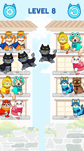 Cat Color Sort Puzzle screenshots 1