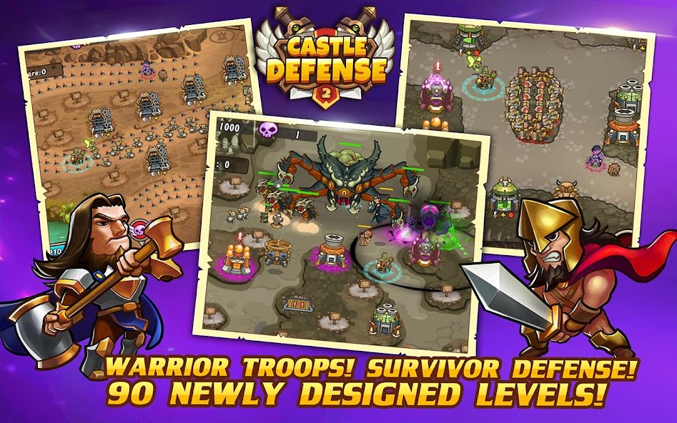 Castle Defense 2 3.2.2 APK + Мод (Unlimited money) за Android