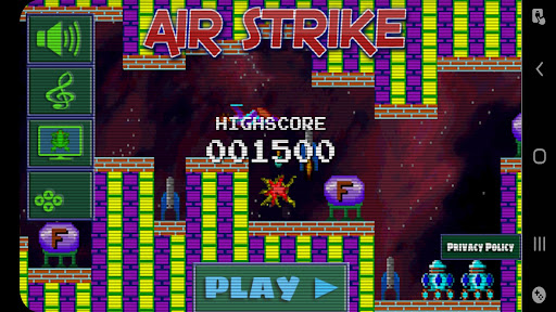 Android application Air Strike screenshort