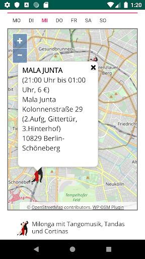 Milongas Berlin Screen 3