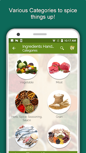 Screenshot of Ingredients & Nutrition Guide