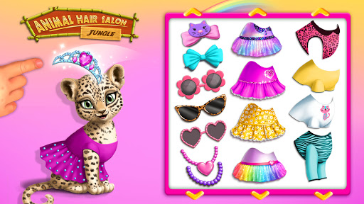 Jungle Animal Hair Salon - Styling Game for Kids  screenshots 1