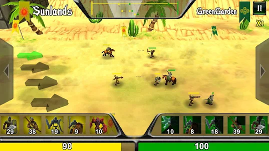 Throne Kampf - Krieg spiel