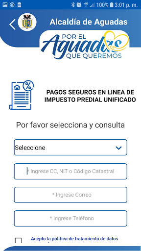 Trami App Aguadas Screen 3