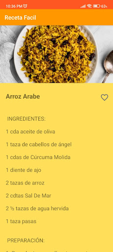 Receta Facil Screen 2