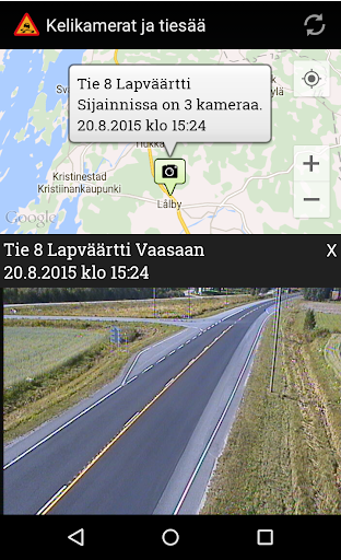 Kelikamerat ja tiesää Screen 3