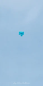 [WISH] 하늘색 풍선 카톡 테마